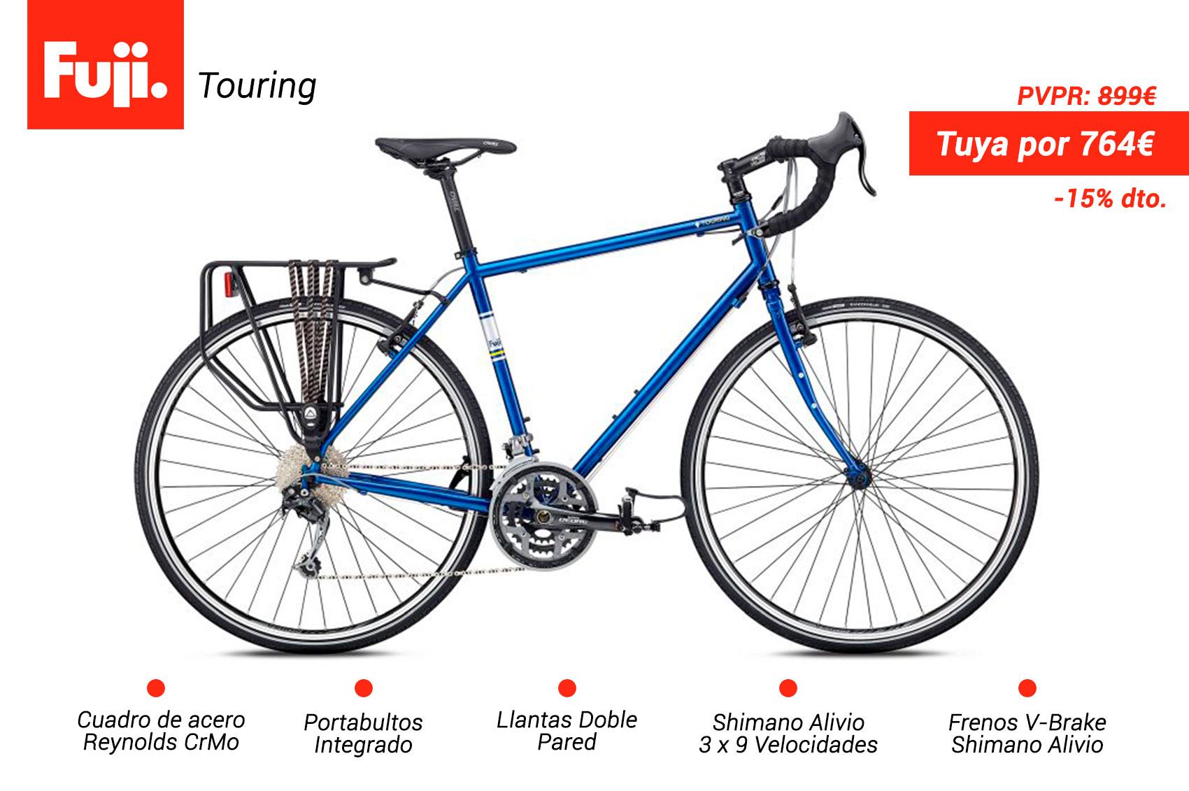 NOVEDAD: Fuji Bikes gama Touring. Una bici para todo - El Blog de Bicimarket